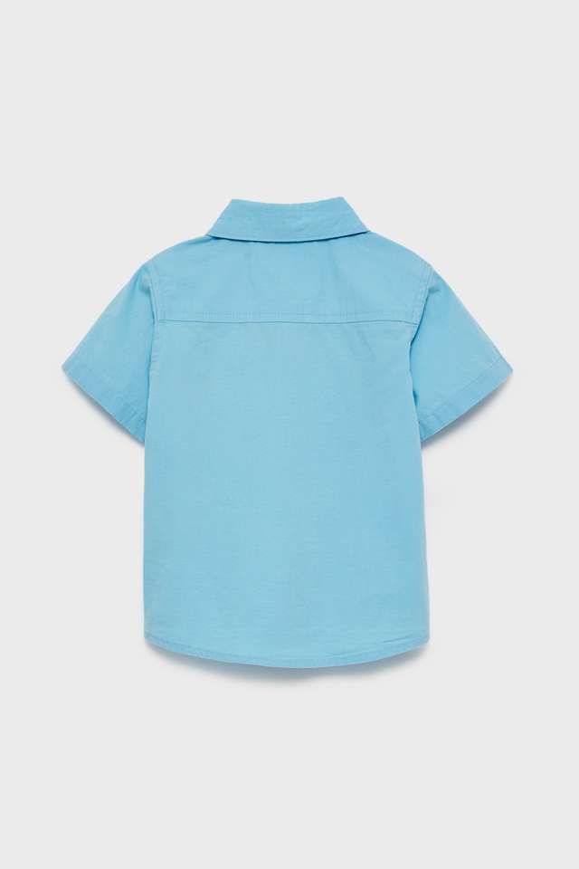 Solid-Cotton-Regular-Collar-Infants-Shirt