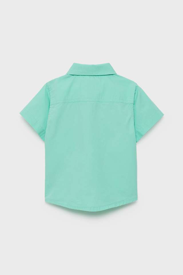 Solid-Cotton-Regular-Collar-Infants-Shirt