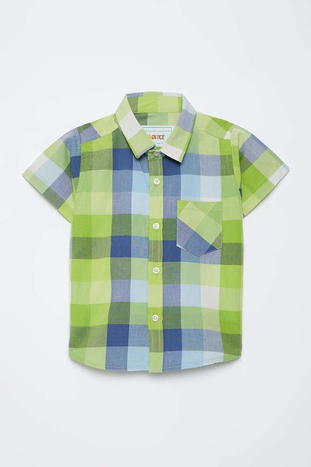 Checks-Cotton-Collared-Infant-Boys-Shirt