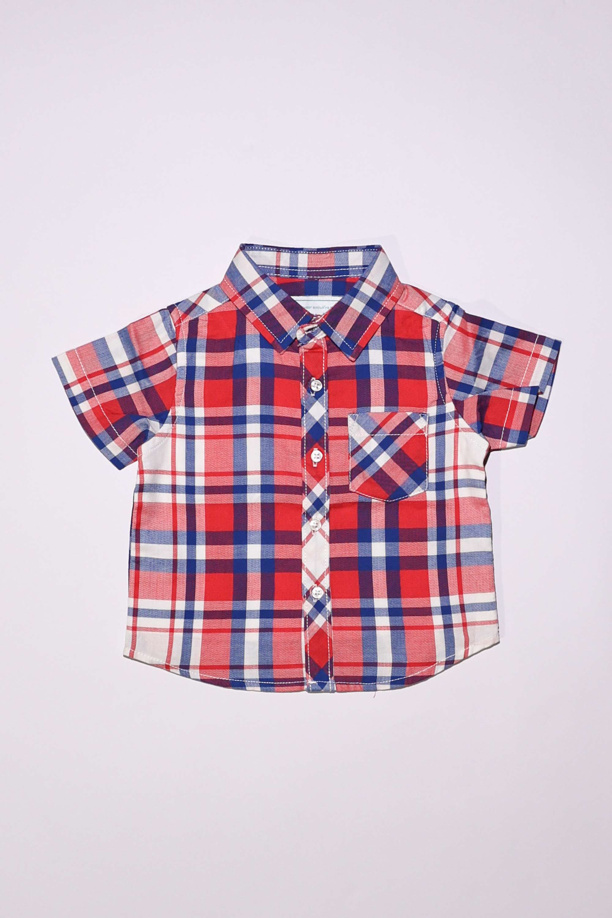 Checks-Cotton-Infant-Boys-Shirt