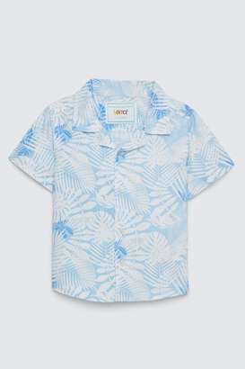 Printed-Poplin-Collared-Infant-Boys-Shirt