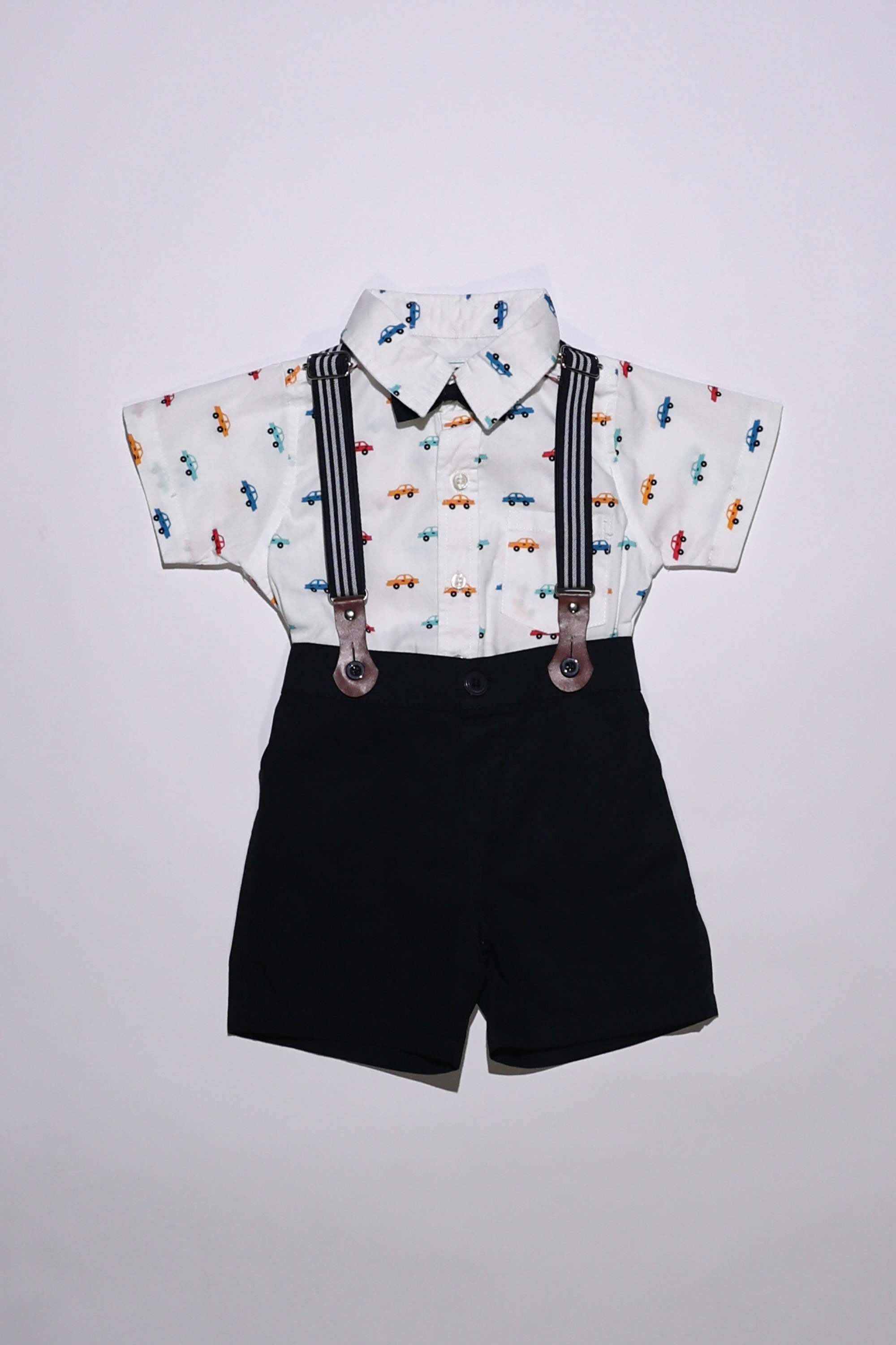 Printed-Poplin-Above-Knee-Infants-Top-&-Bottom-Set