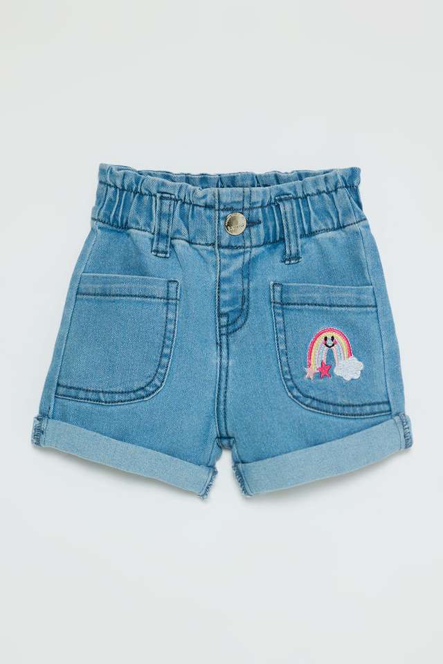 Solid-Blended-Fabric-Regular-Fit-Infants-Shorts