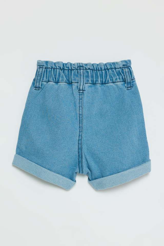 Solid-Blended-Fabric-Regular-Fit-Infants-Shorts