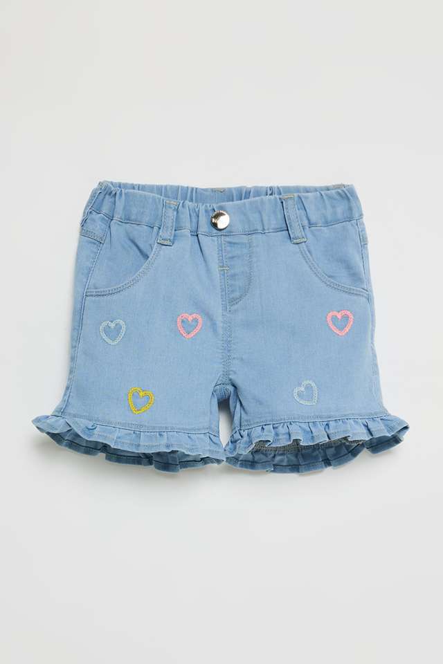 Solid-Blended-Fabric-Regular-Fit-Infants-Shorts