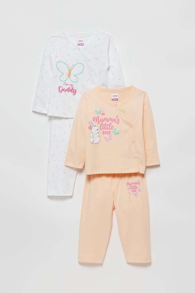 Printed-Cotton-Ankle-Length-Infants-Clothing-Set