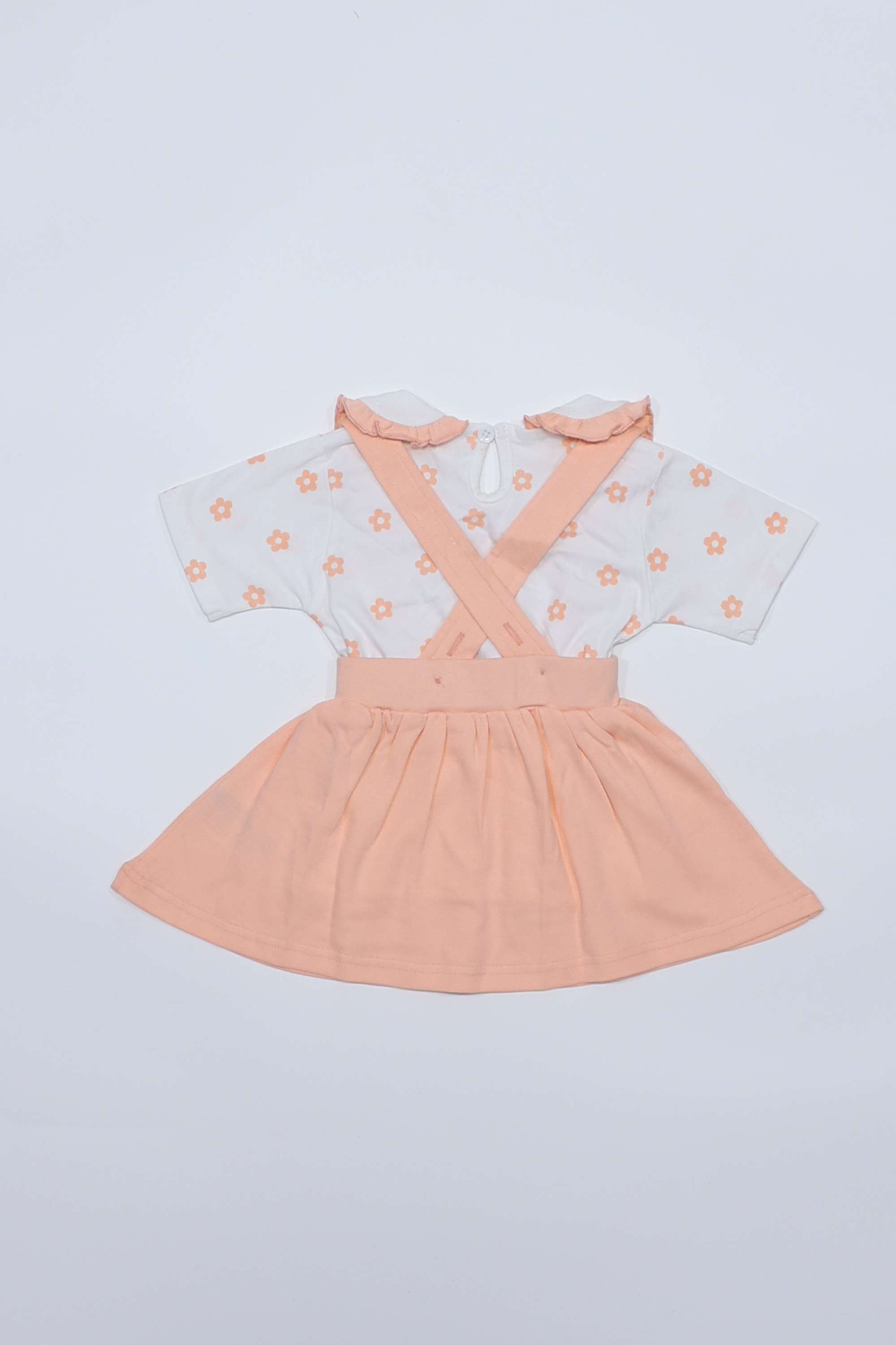 Solid-Cotton-Knee-Length-Infants-Dungarees