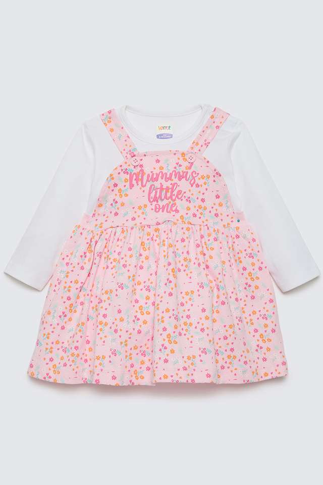 Printed-Cotton-Infant-Girls-Sleep-Wear-Dungarees