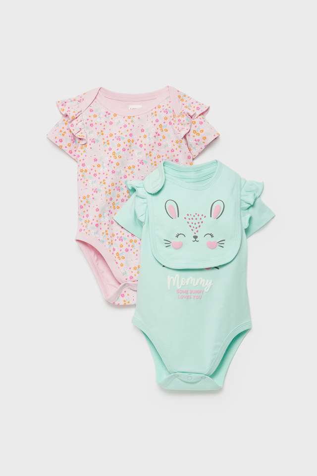 Printed-Cotton-Infant-Girls-Sleep-Wear-Rompers