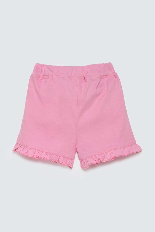 Solid-Jersey-Regular-Fit-Infant-Girls-Shorts