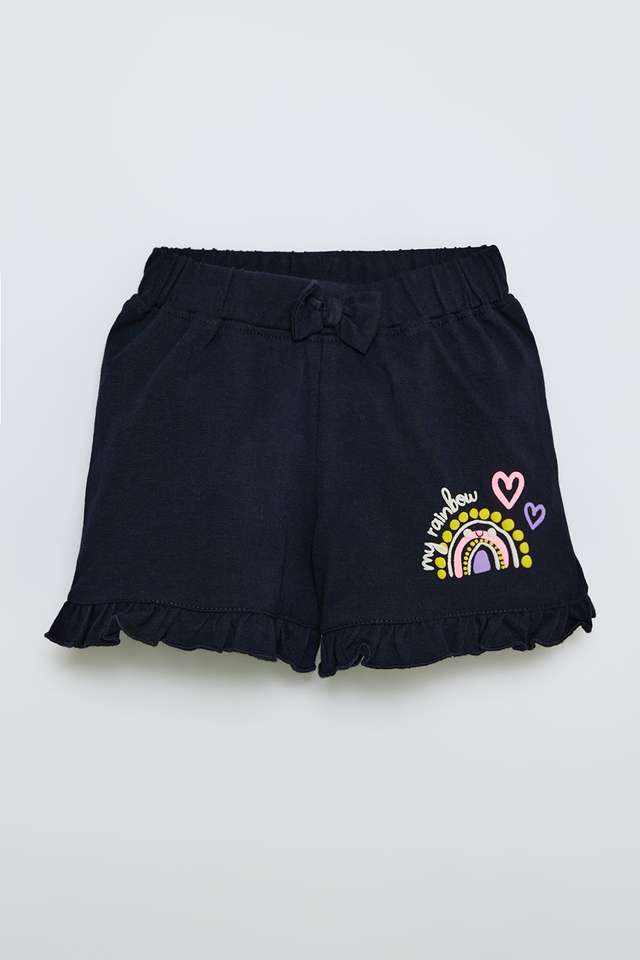 Solid-Jersey-Regular-Fit-Infant-Girls-Shorts