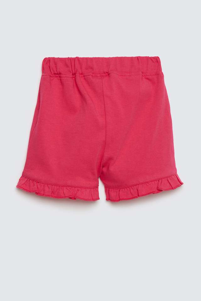 Solid-Jersey-Regular-Fit-Infant-Girls-Shorts