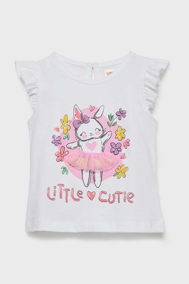 Embellished-Cotton-Round-Neck-Infants-T-Shirt