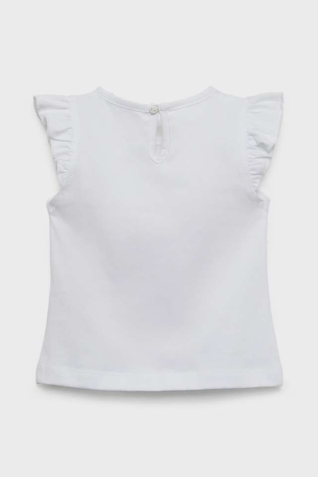 Embellished-Cotton-Round-Neck-Infants-T-Shirt