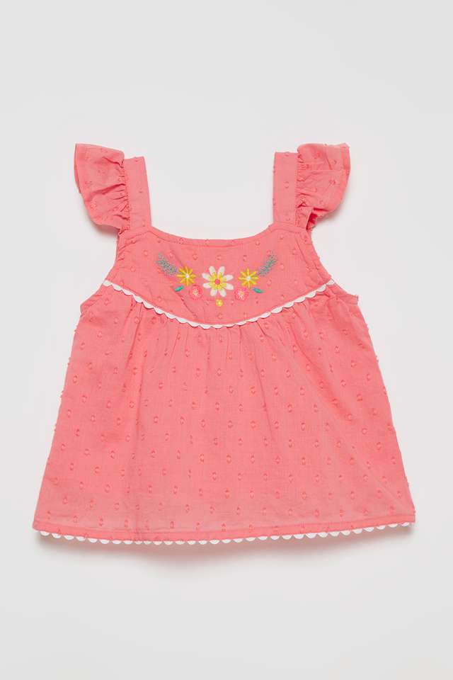 Embroidered-Cotton-Square-Neck-Infants-Top