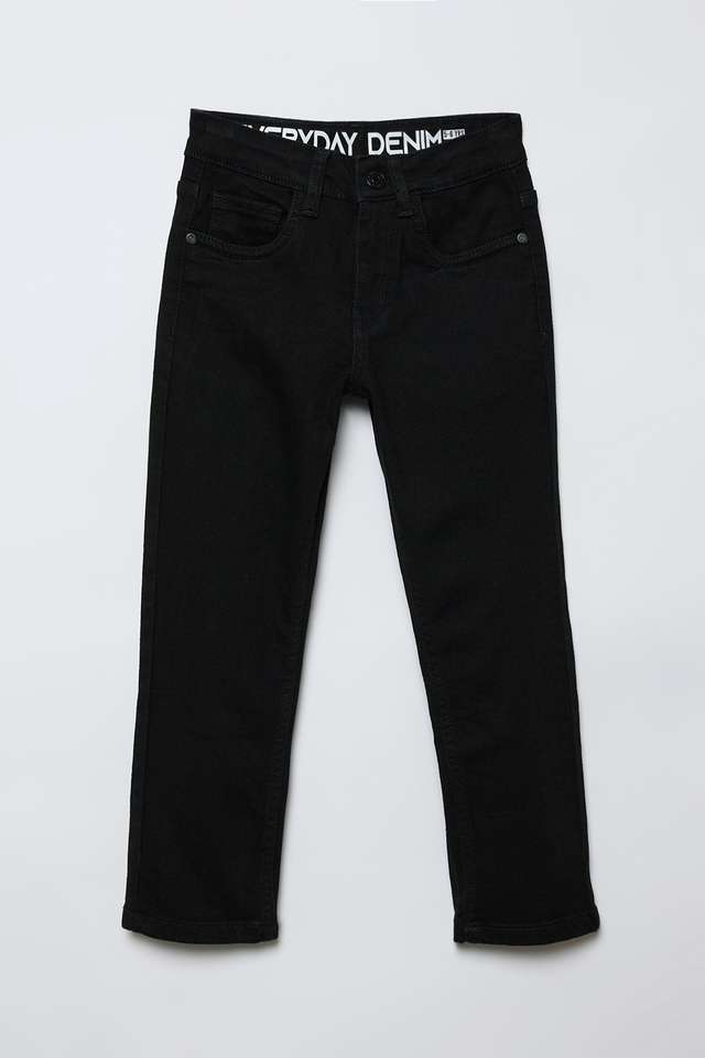 Solid-Denim-Slim-Fit-Boys-Jeans