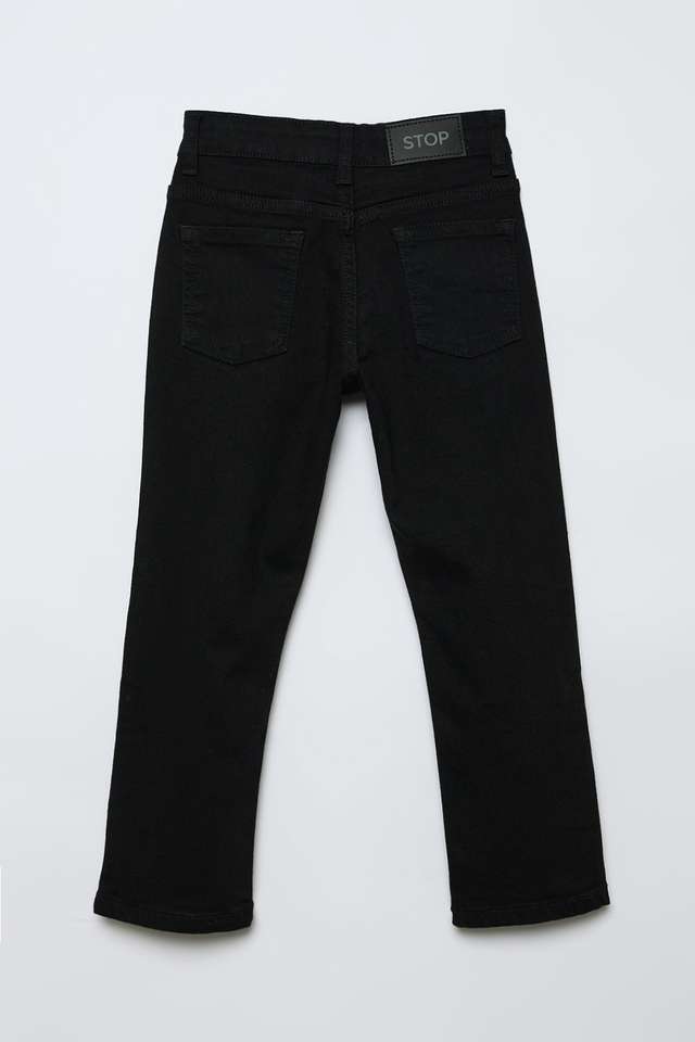 Solid-Denim-Slim-Fit-Boys-Jeans