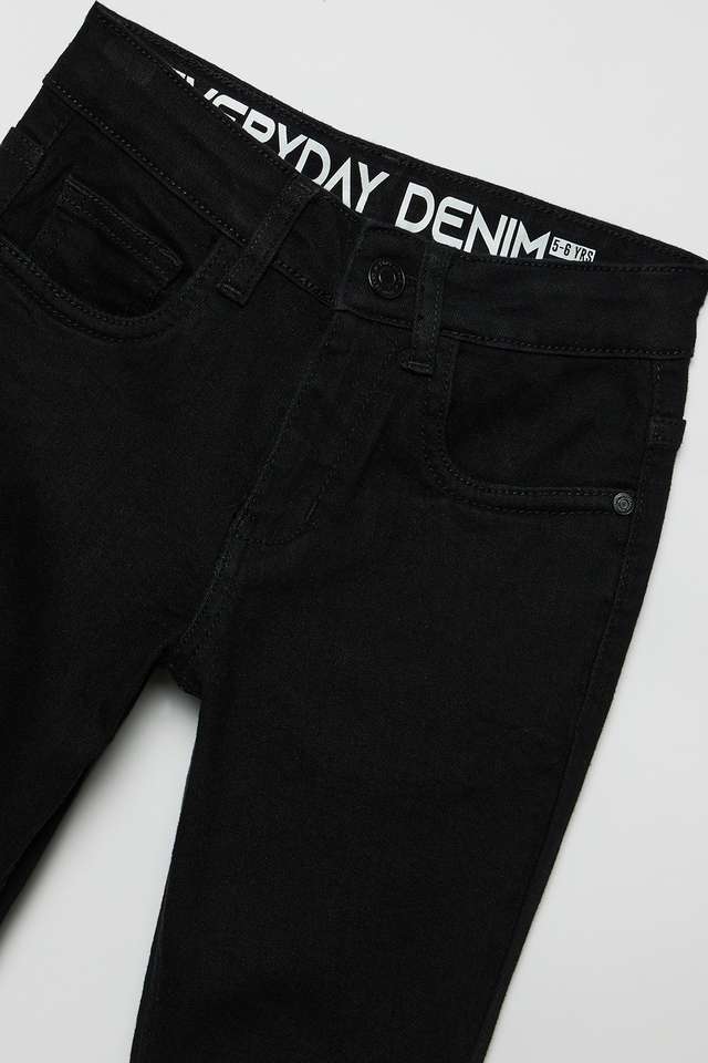 Solid-Denim-Slim-Fit-Boys-Jeans