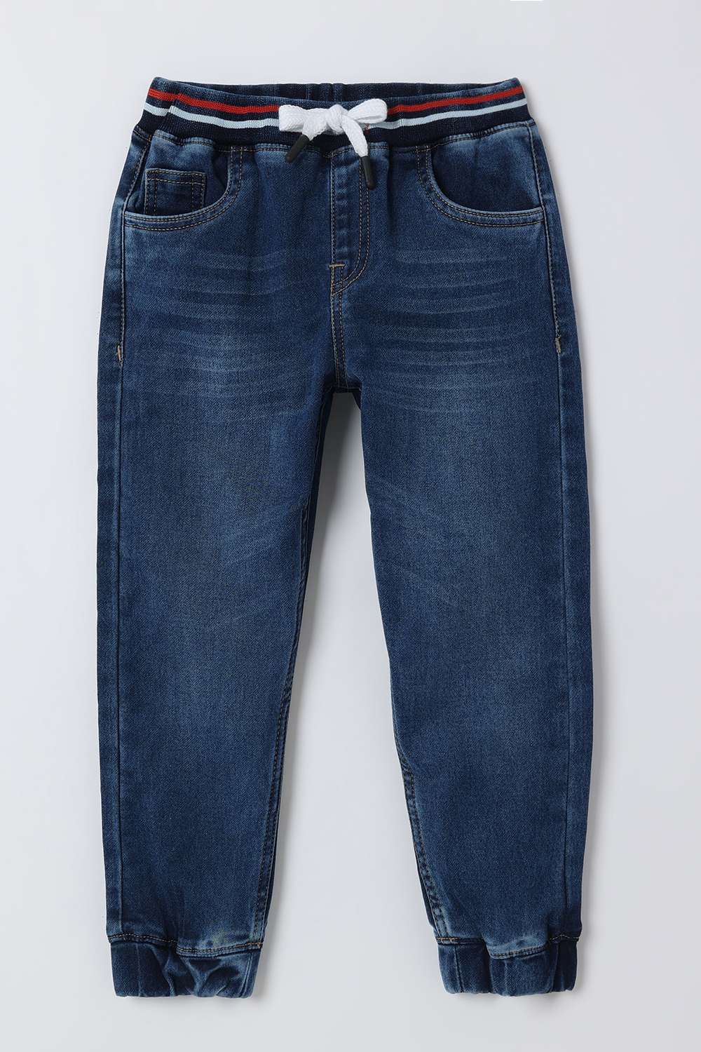 Solid-Blended-Fabric-Regular-Fit-Boys-Jeans