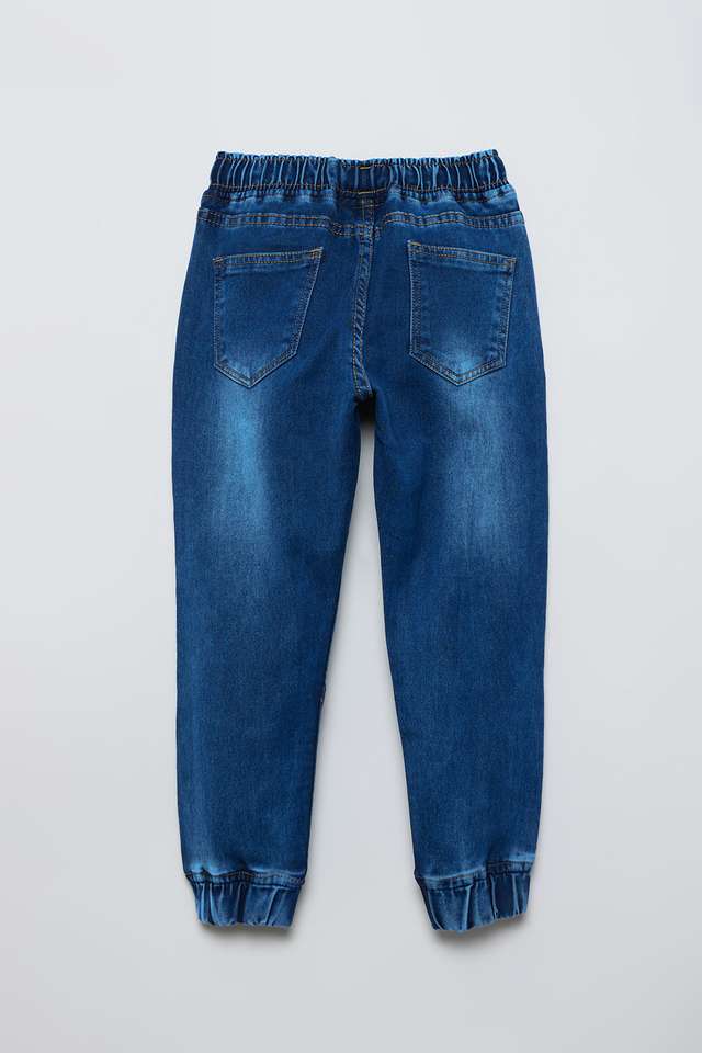 Solid-Blended-Fabric-Regular-Fit-Boys-Jeans