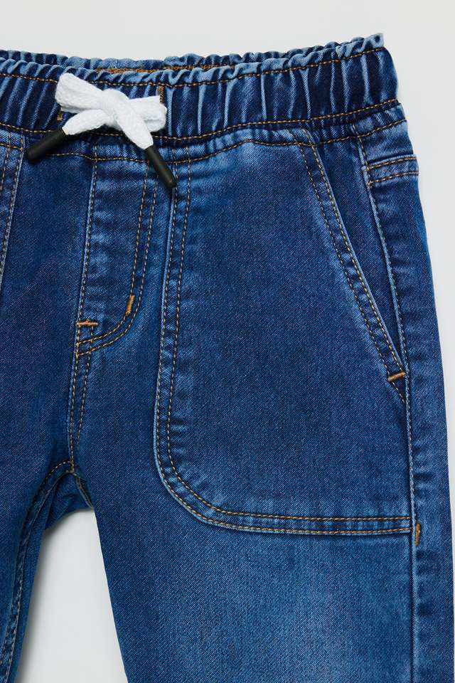 Solid-Denim-Slim-Fit-Boys-Jeans