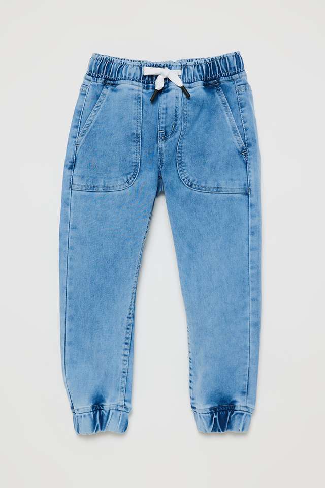 Solid-Blended-Fabric-Regular-Fit-Boys-Jeans