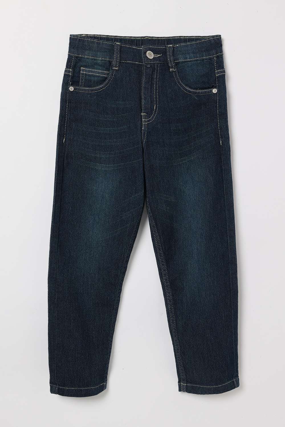Solid-Cotton-Blend-Straight-Fit-Boys-Jeans