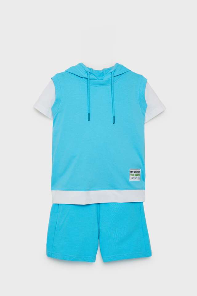 Solid-Cotton-Boys-Clothing-Set