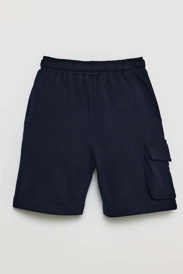 Solid-Cotton-Regular-Fit-Boys-Shorts