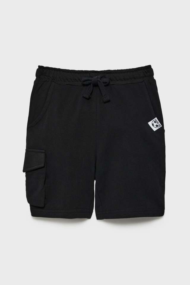 Solid-Cotton-Regular-Fit-Boys-Shorts