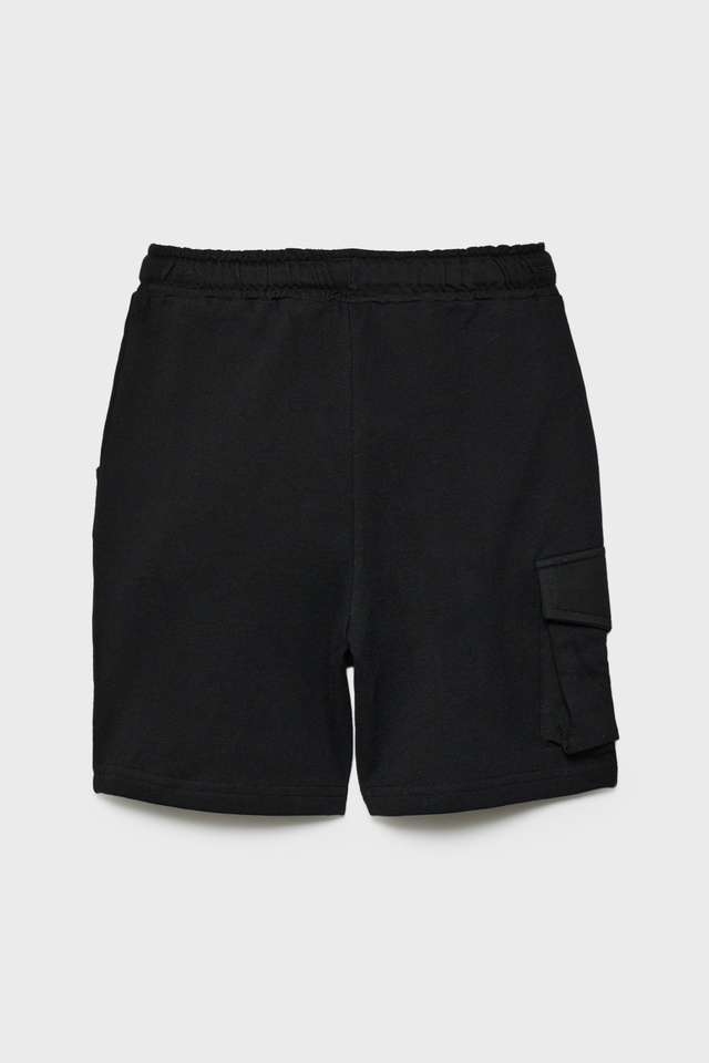 Solid-Cotton-Regular-Fit-Boys-Shorts