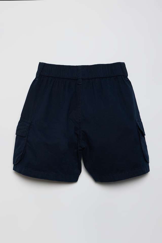 Solid-Blended-Fabric-Regular-Fit-Boys-Shorts