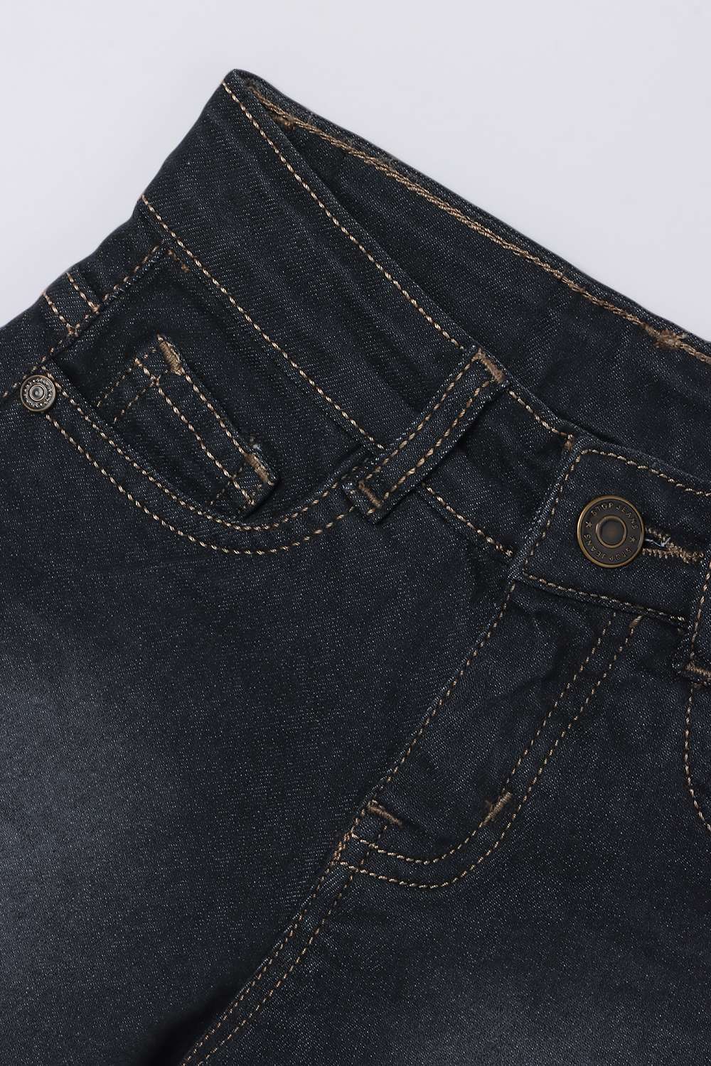 Regular-Fit-Knee-Length-Denim-Boy-s-Casual-Wear-Shorts