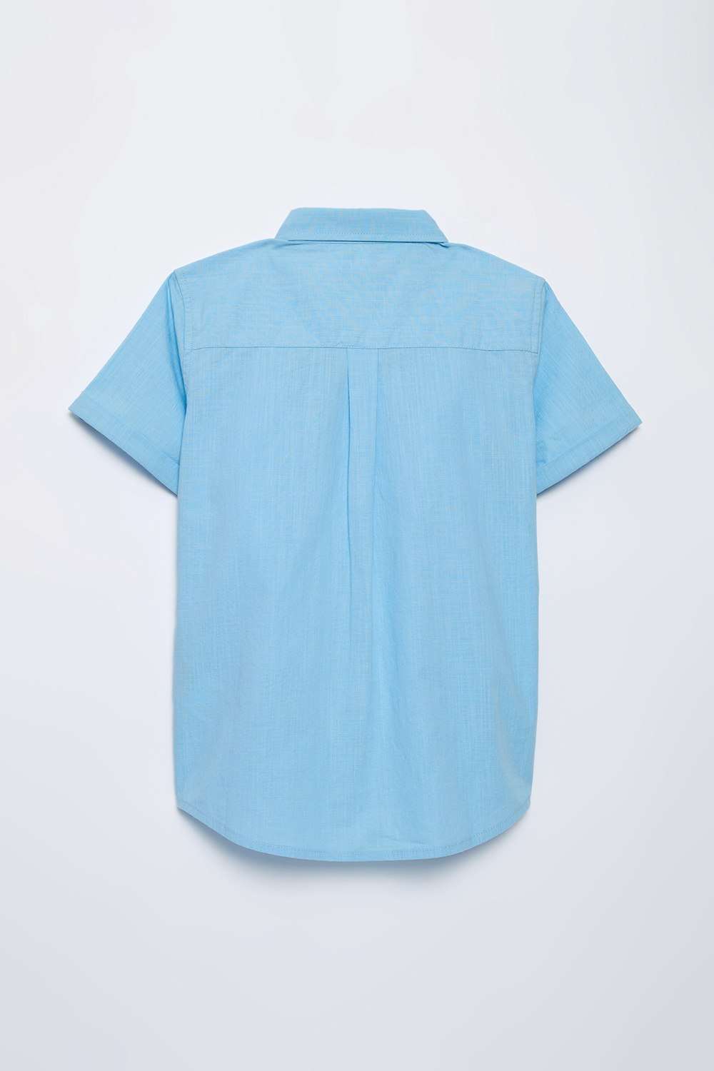 Solid-Poplin-Collared-Boys-Shirt