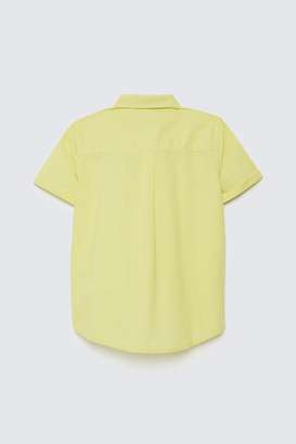 Solid-Poplin-Collared-Boys-Shirt