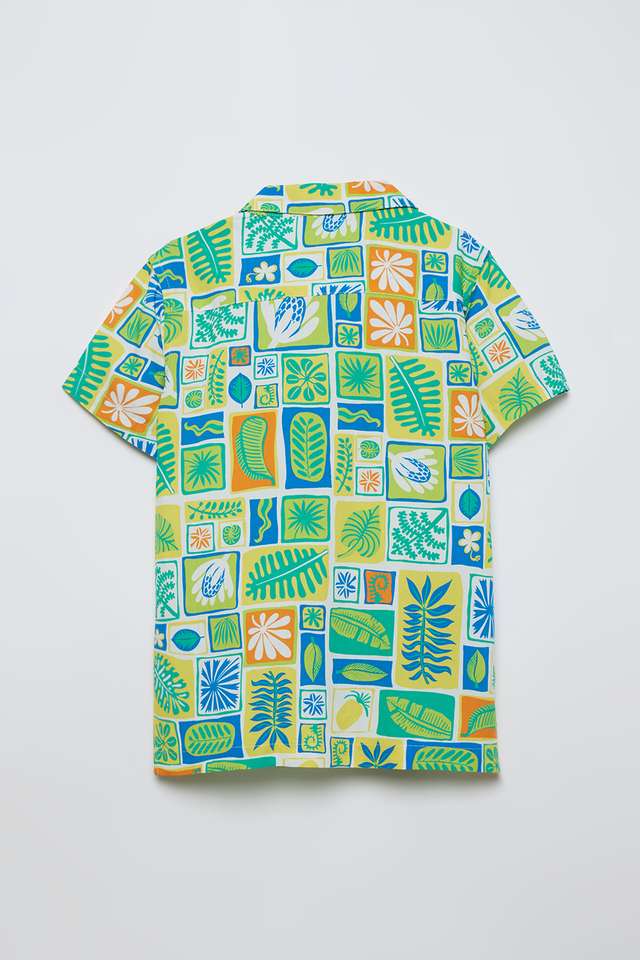 Printed-Rayon-Collared-Boys-Shirt