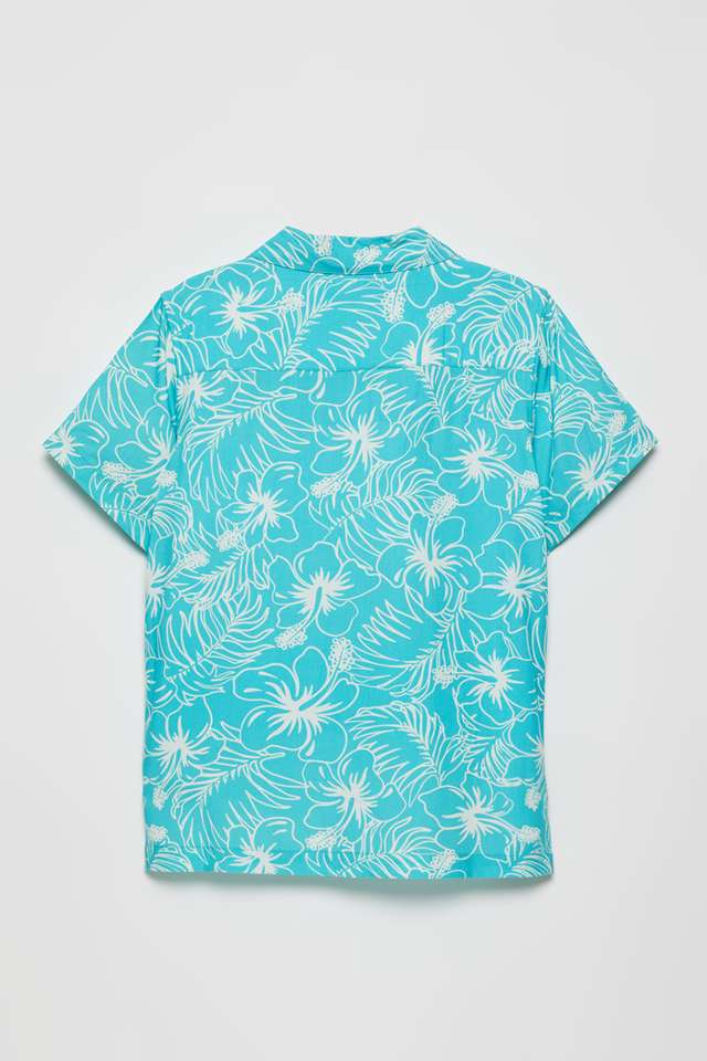 Printed-Viscose-Collared-Boys-Shirt
