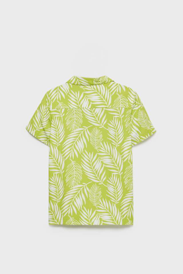 Printed-Viscose-Collared-Boys-Shirt