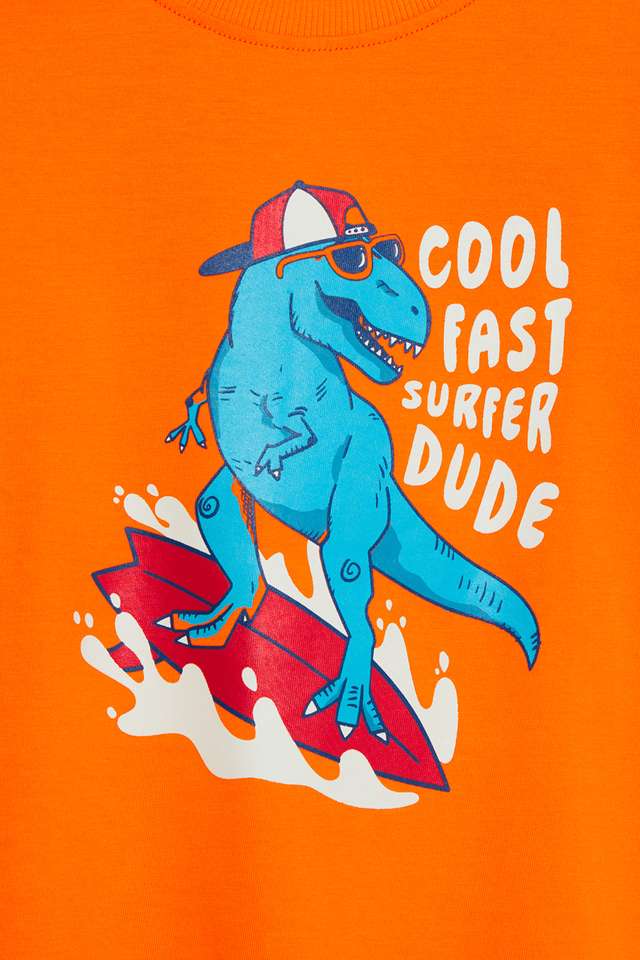 Graphic-Print-Cotton-Round-Neck-Boys-T-Shirt