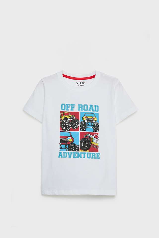 Graphic-Print-Cotton-Round-Neck-Boys-T-Shirt