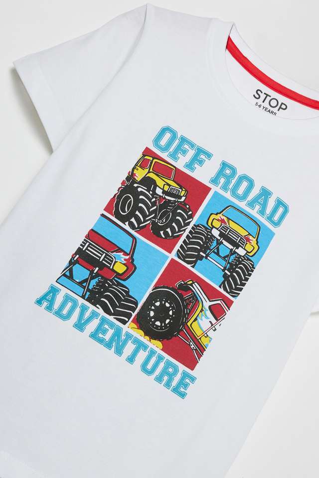 Graphic-Print-Cotton-Round-Neck-Boys-T-Shirt