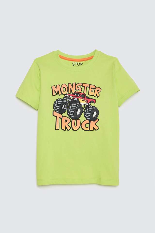 Graphic-Print-Cotton-Round-Neck-Boys-T-Shirt