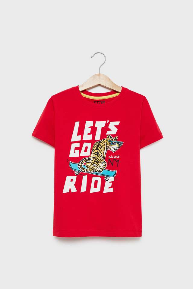 Graphic-Print-Cotton-Round-Neck-Boys-T-Shirt