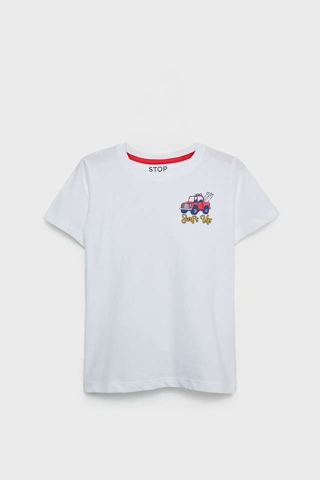 Solid-Cotton-Round-Neck-Boys-T-Shirt