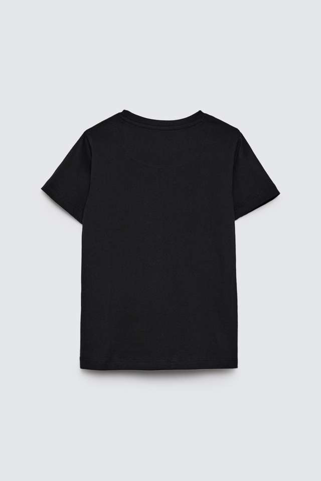 Solid-Cotton-Round-Neck-Boys-T-Shirt