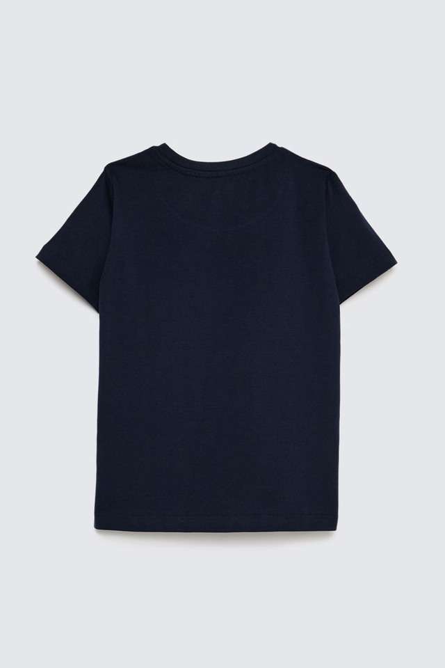 Solid-Cotton-Round-Neck-Boys-T-Shirt