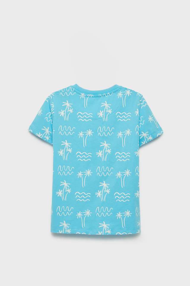 Printed-Cotton-Round-Neck-Boys-T-Shirt