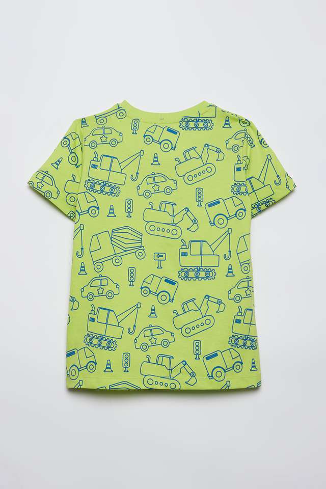 Printed-Cotton-Round-Neck-Boys-T-Shirt