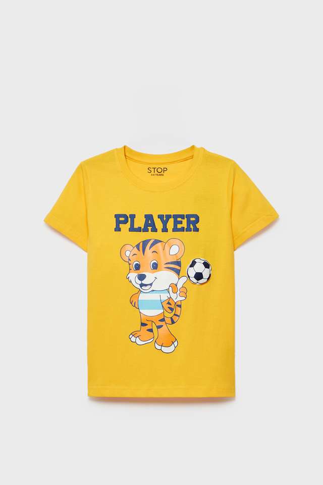 Graphic-Print-Cotton-Regular-Fit-Boys-T-Shirt