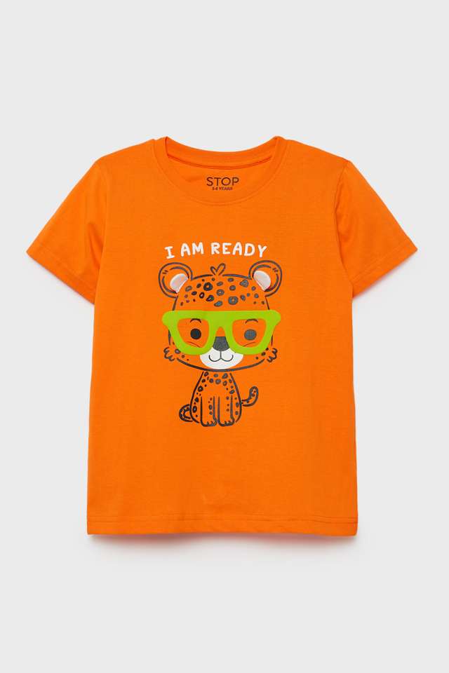 Graphic-Print-Cotton-Round-Neck-Boys-T-Shirt